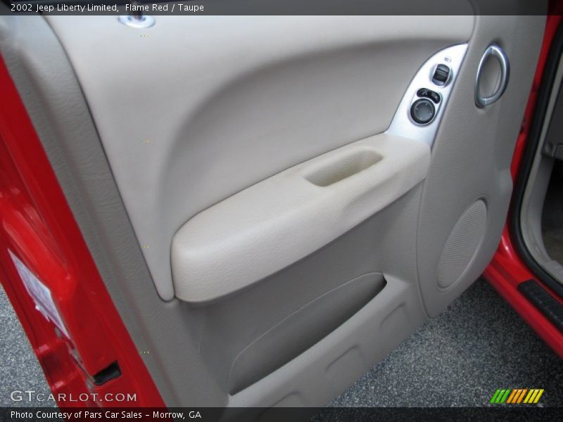Flame Red / Taupe 2002 Jeep Liberty Limited