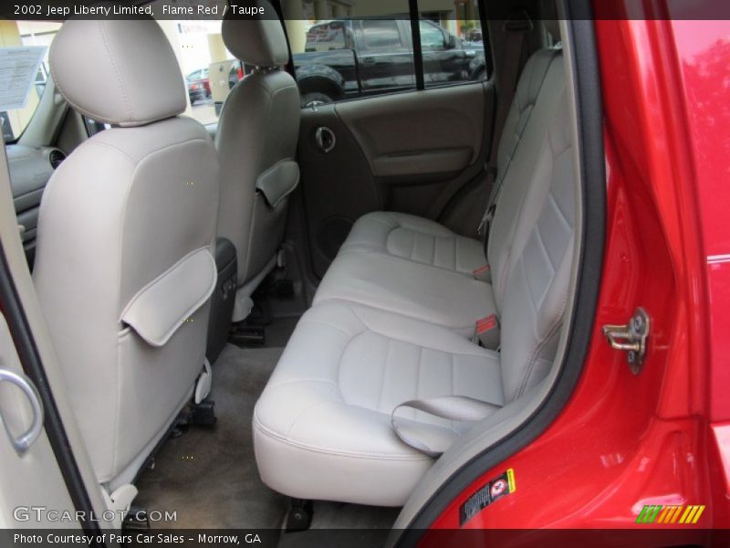 Flame Red / Taupe 2002 Jeep Liberty Limited