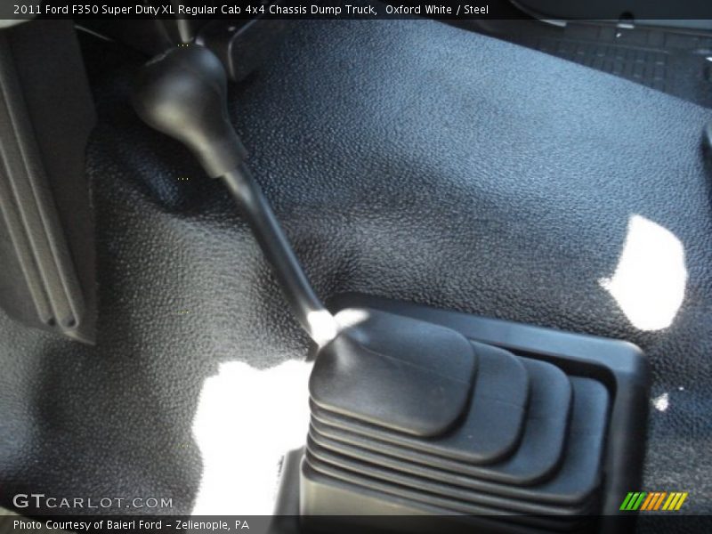 Oxford White / Steel 2011 Ford F350 Super Duty XL Regular Cab 4x4 Chassis Dump Truck