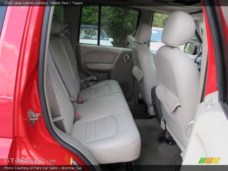 Flame Red / Taupe 2002 Jeep Liberty Limited