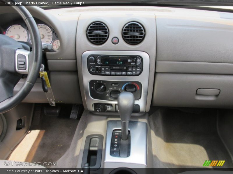 Flame Red / Taupe 2002 Jeep Liberty Limited