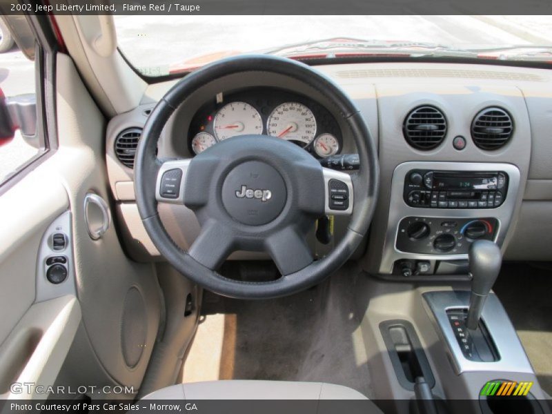 Flame Red / Taupe 2002 Jeep Liberty Limited