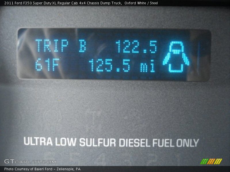 Oxford White / Steel 2011 Ford F350 Super Duty XL Regular Cab 4x4 Chassis Dump Truck