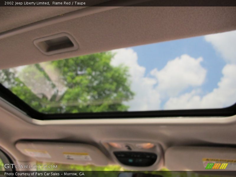 Flame Red / Taupe 2002 Jeep Liberty Limited