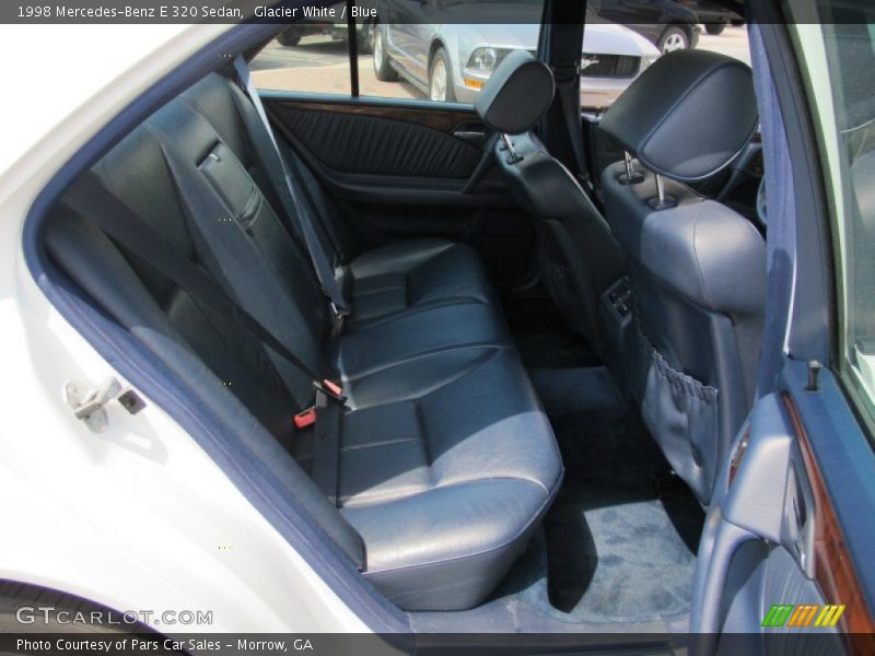 Glacier White / Blue 1998 Mercedes-Benz E 320 Sedan