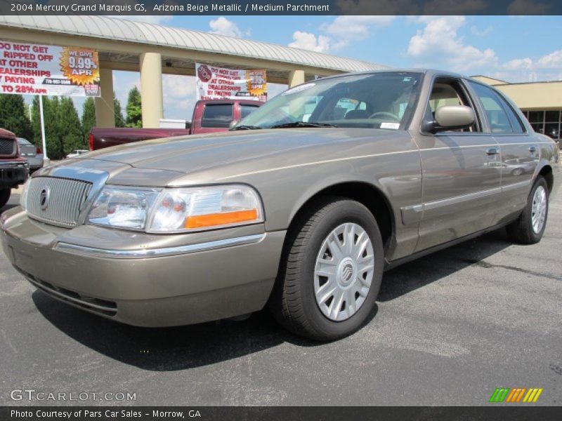 Arizona Beige Metallic / Medium Parchment 2004 Mercury Grand Marquis GS