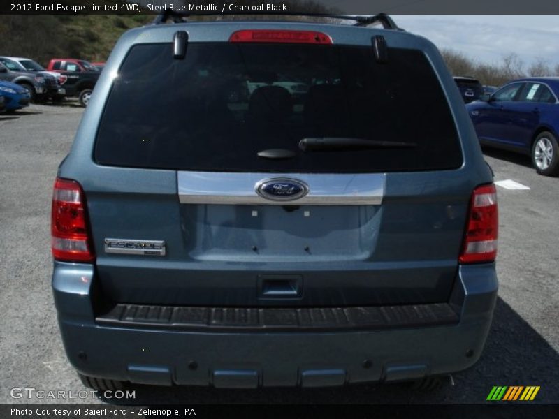 Steel Blue Metallic / Charcoal Black 2012 Ford Escape Limited 4WD