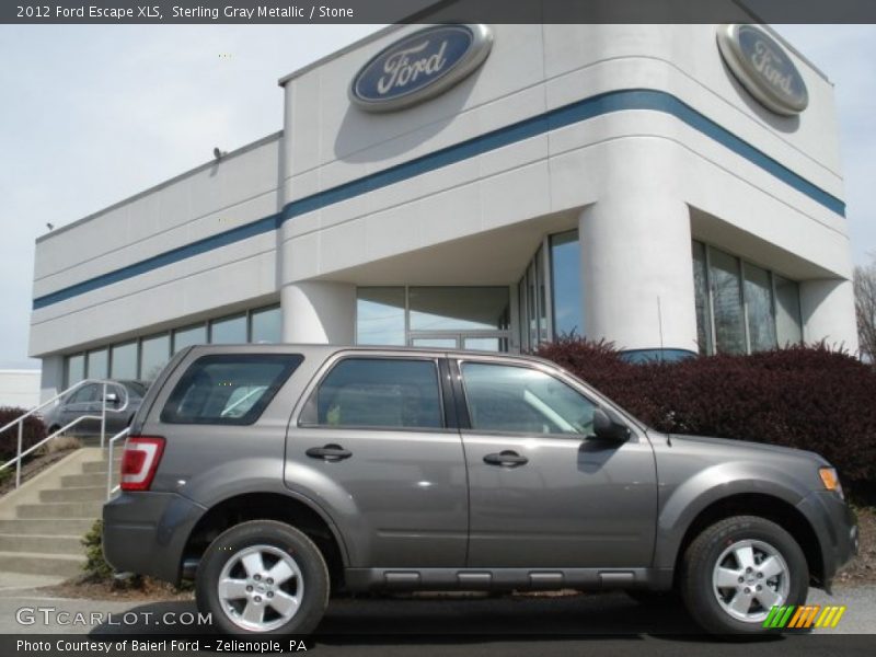Sterling Gray Metallic / Stone 2012 Ford Escape XLS