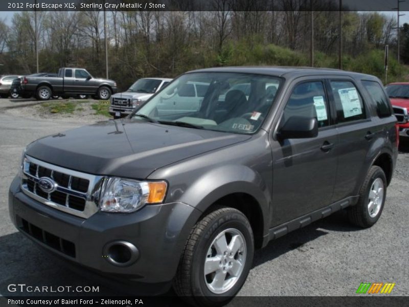 Sterling Gray Metallic / Stone 2012 Ford Escape XLS
