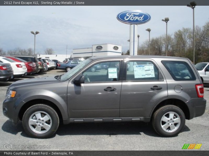Sterling Gray Metallic / Stone 2012 Ford Escape XLS