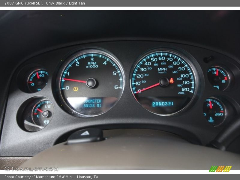 Onyx Black / Light Tan 2007 GMC Yukon SLT