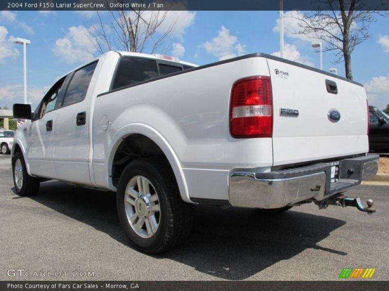 Oxford White / Tan 2004 Ford F150 Lariat SuperCrew
