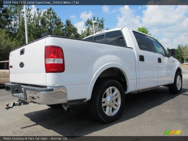 Oxford White / Tan 2004 Ford F150 Lariat SuperCrew