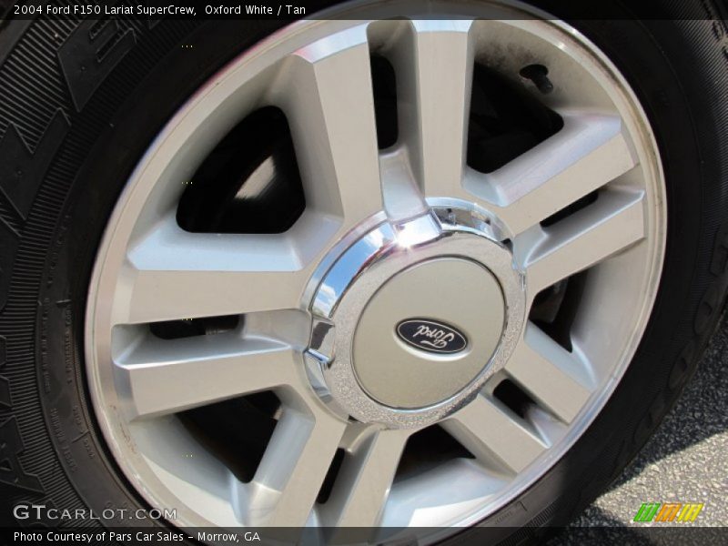 Oxford White / Tan 2004 Ford F150 Lariat SuperCrew