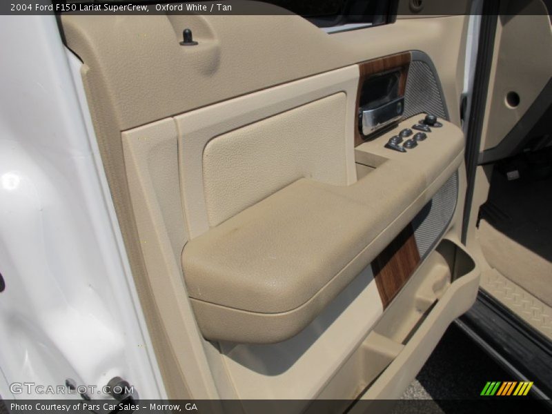 Oxford White / Tan 2004 Ford F150 Lariat SuperCrew