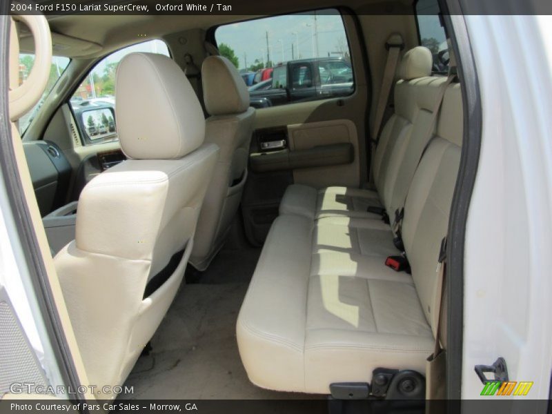 Oxford White / Tan 2004 Ford F150 Lariat SuperCrew