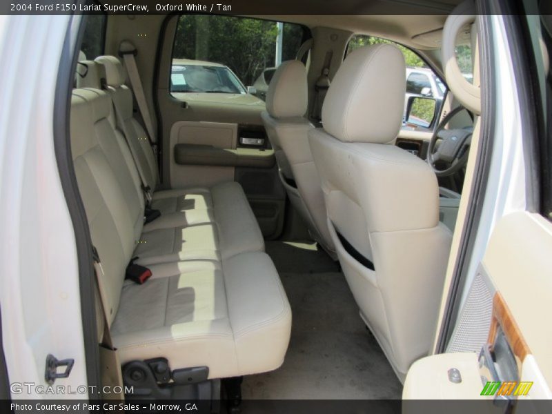 Oxford White / Tan 2004 Ford F150 Lariat SuperCrew