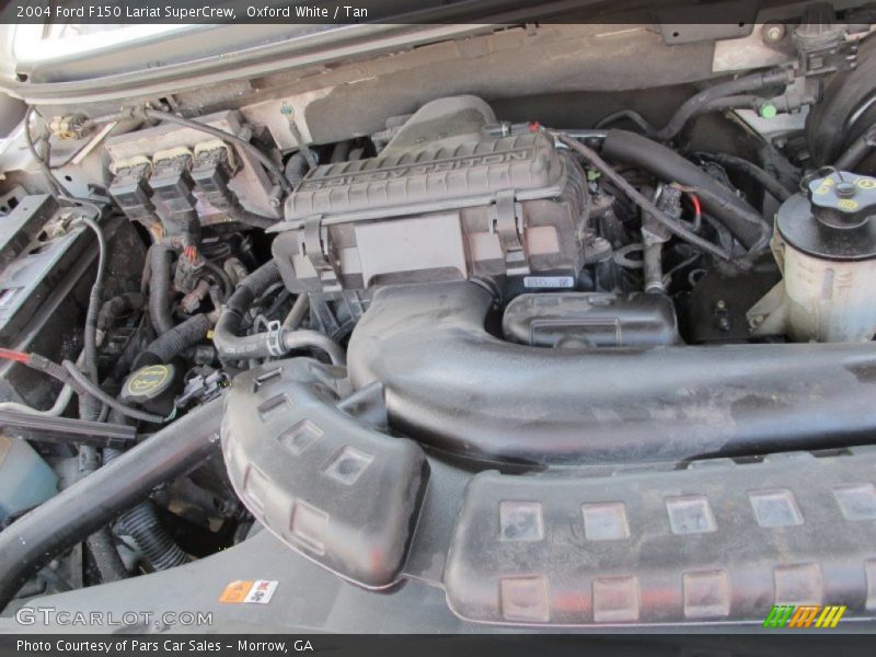 Oxford White / Tan 2004 Ford F150 Lariat SuperCrew