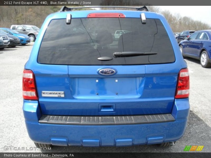 Blue Flame Metallic / Stone 2012 Ford Escape XLT 4WD