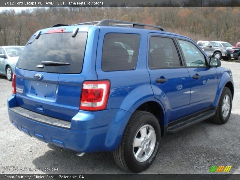 Blue Flame Metallic / Stone 2012 Ford Escape XLT 4WD