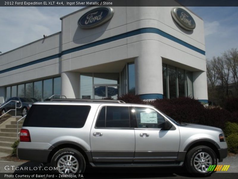 Ingot Silver Metallic / Stone 2012 Ford Expedition EL XLT 4x4