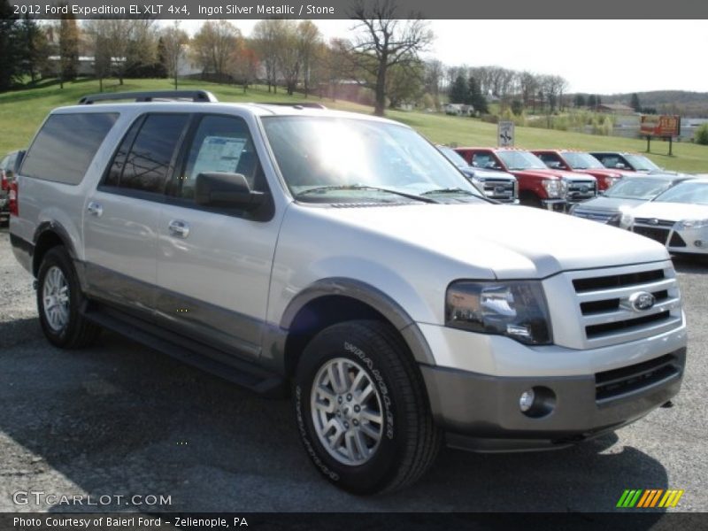 Ingot Silver Metallic / Stone 2012 Ford Expedition EL XLT 4x4