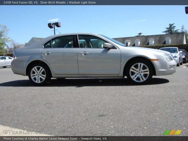 Silver Birch Metallic / Medium Light Stone 2008 Ford Fusion SEL V6