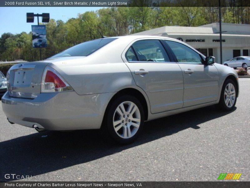 Silver Birch Metallic / Medium Light Stone 2008 Ford Fusion SEL V6
