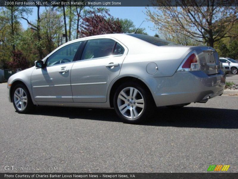Silver Birch Metallic / Medium Light Stone 2008 Ford Fusion SEL V6