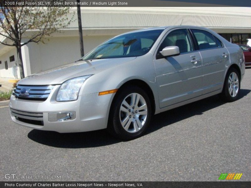 Silver Birch Metallic / Medium Light Stone 2008 Ford Fusion SEL V6