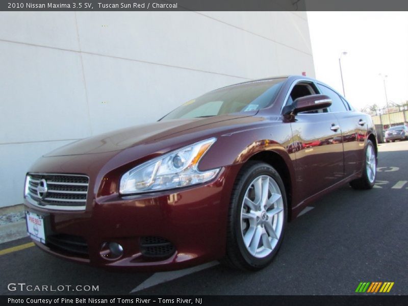 Tuscan Sun Red / Charcoal 2010 Nissan Maxima 3.5 SV