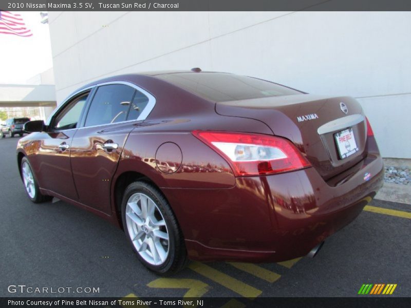 Tuscan Sun Red / Charcoal 2010 Nissan Maxima 3.5 SV
