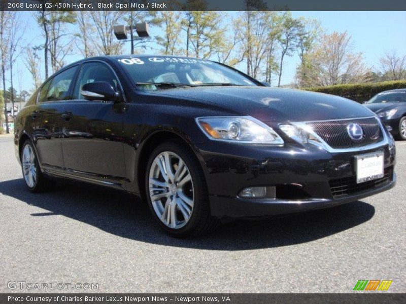Black Opal Mica / Black 2008 Lexus GS 450h Hybrid