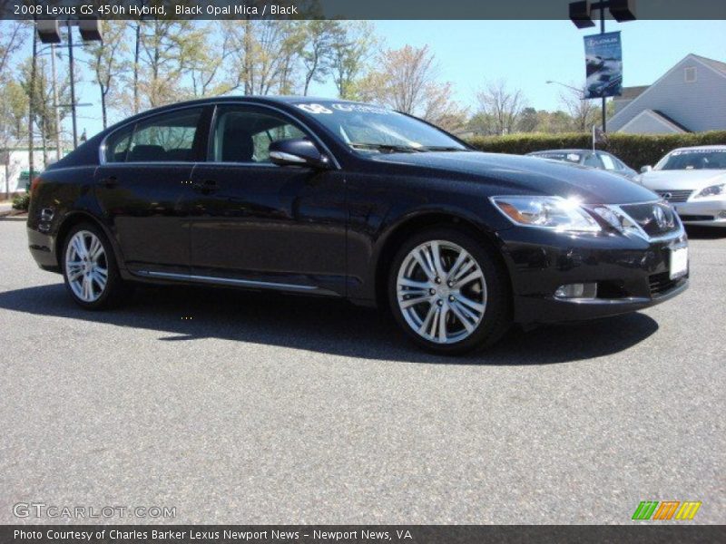 Black Opal Mica / Black 2008 Lexus GS 450h Hybrid
