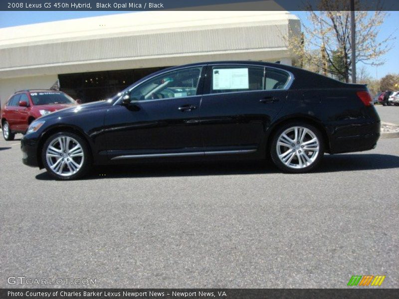 Black Opal Mica / Black 2008 Lexus GS 450h Hybrid