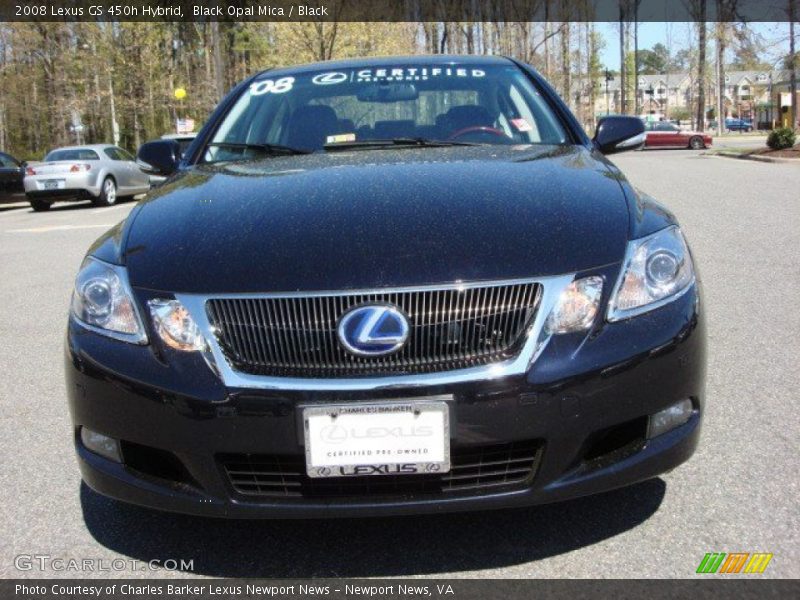 Black Opal Mica / Black 2008 Lexus GS 450h Hybrid