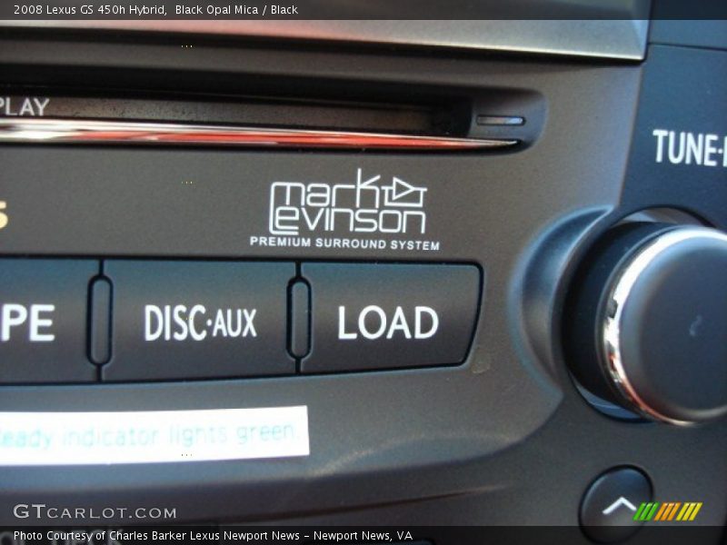 Black Opal Mica / Black 2008 Lexus GS 450h Hybrid