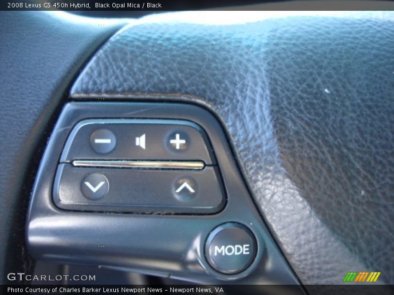 Black Opal Mica / Black 2008 Lexus GS 450h Hybrid