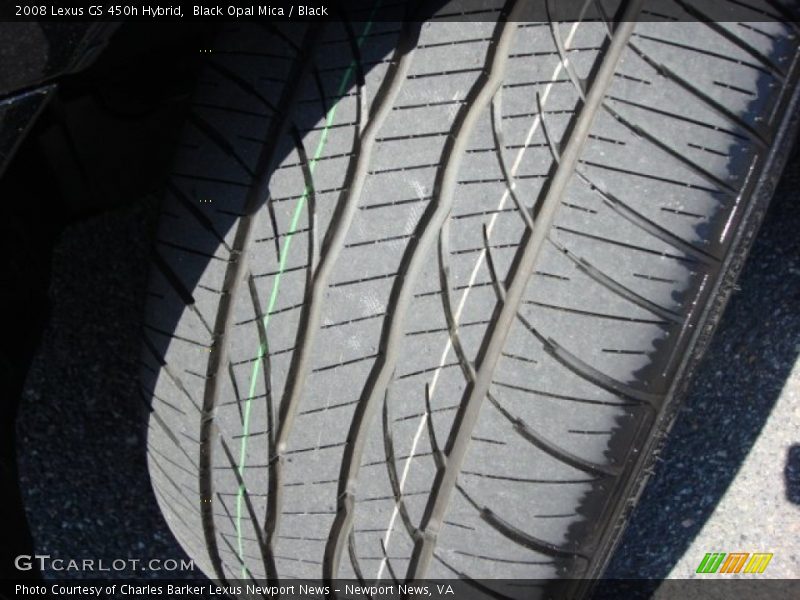 Black Opal Mica / Black 2008 Lexus GS 450h Hybrid