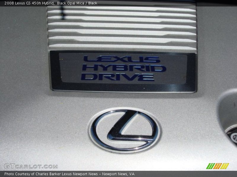 Black Opal Mica / Black 2008 Lexus GS 450h Hybrid
