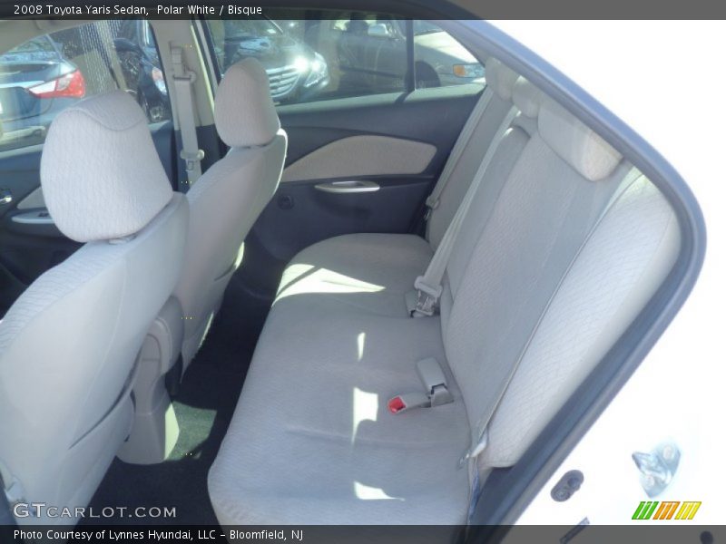 Polar White / Bisque 2008 Toyota Yaris Sedan