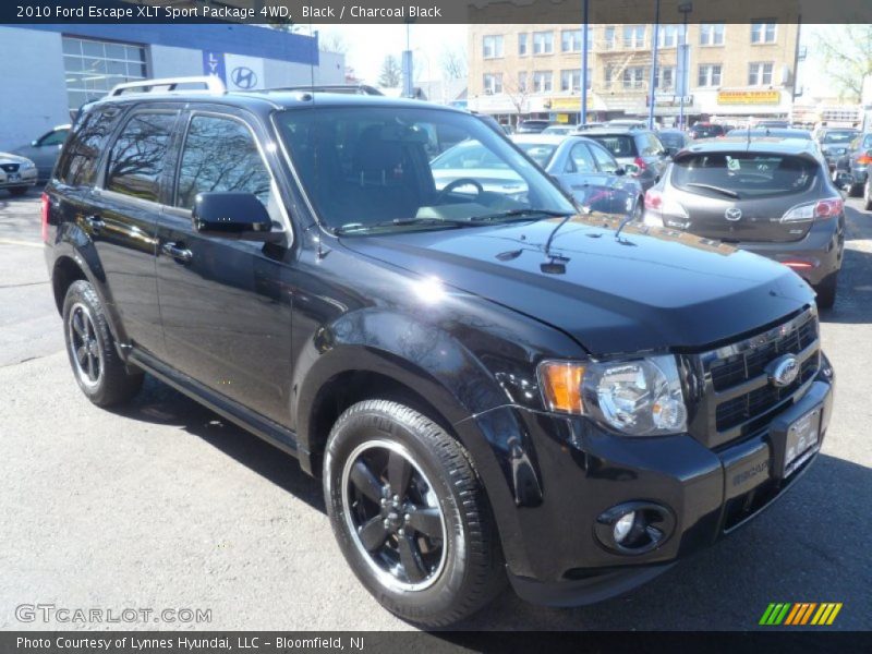 Black / Charcoal Black 2010 Ford Escape XLT Sport Package 4WD