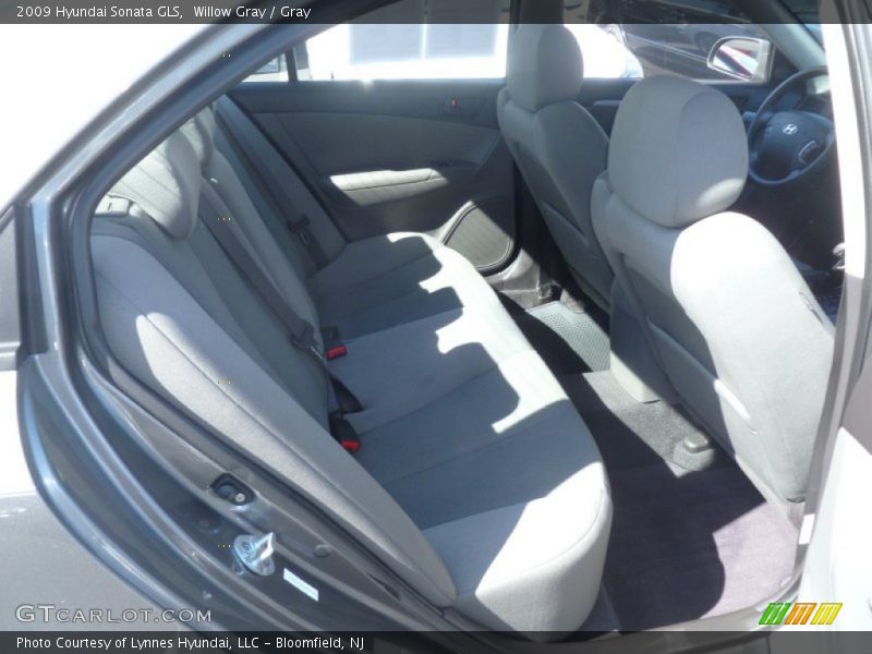 Willow Gray / Gray 2009 Hyundai Sonata GLS