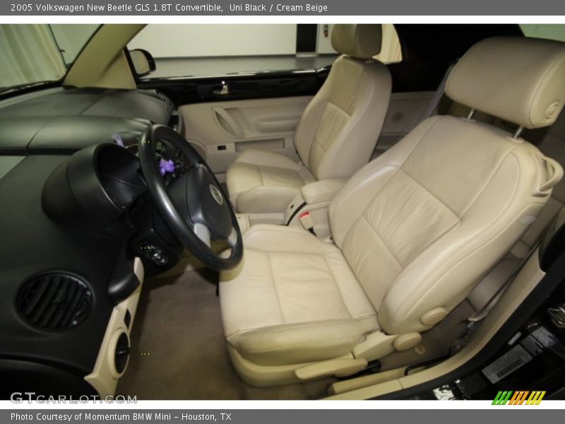 Uni Black / Cream Beige 2005 Volkswagen New Beetle GLS 1.8T Convertible