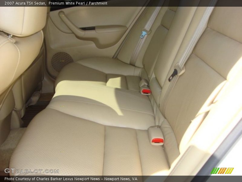 Premium White Pearl / Parchment 2007 Acura TSX Sedan
