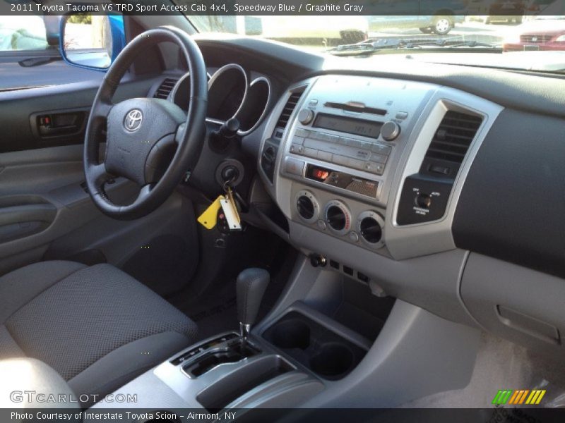 Speedway Blue / Graphite Gray 2011 Toyota Tacoma V6 TRD Sport Access Cab 4x4