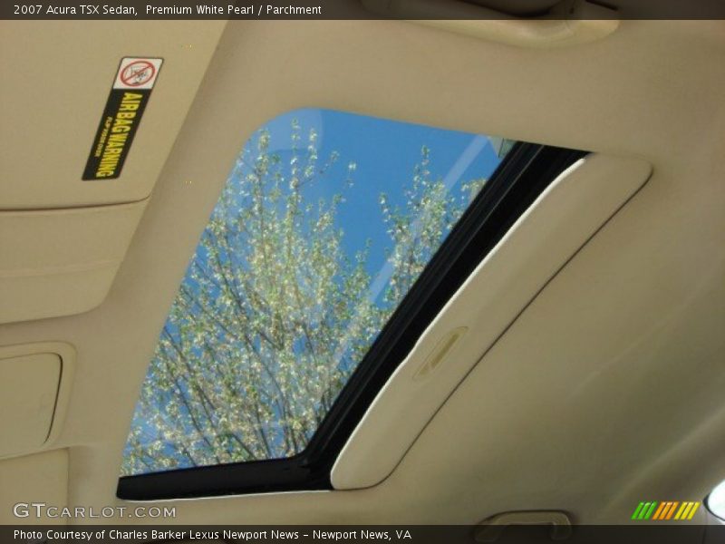 Sunroof of 2007 TSX Sedan