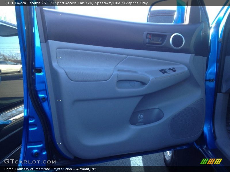 Speedway Blue / Graphite Gray 2011 Toyota Tacoma V6 TRD Sport Access Cab 4x4