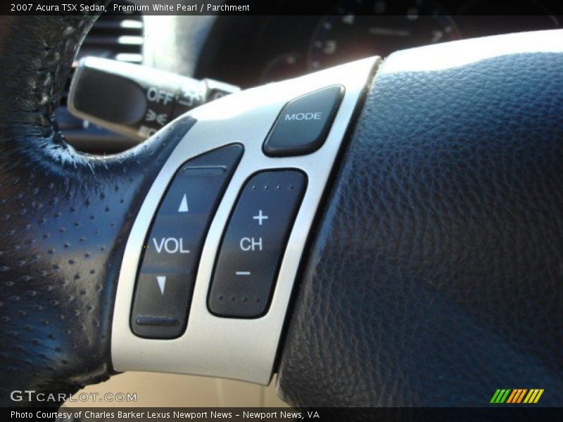 Premium White Pearl / Parchment 2007 Acura TSX Sedan