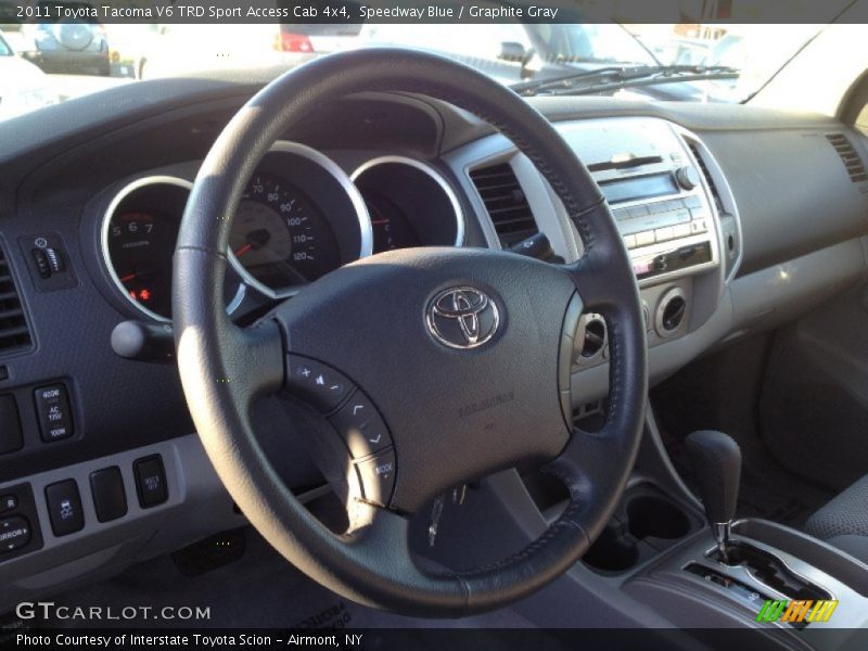 Speedway Blue / Graphite Gray 2011 Toyota Tacoma V6 TRD Sport Access Cab 4x4